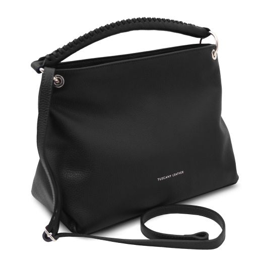 tl-bag-soft-leather-shoulder-bag-tl142087 - Musta - kuva 2