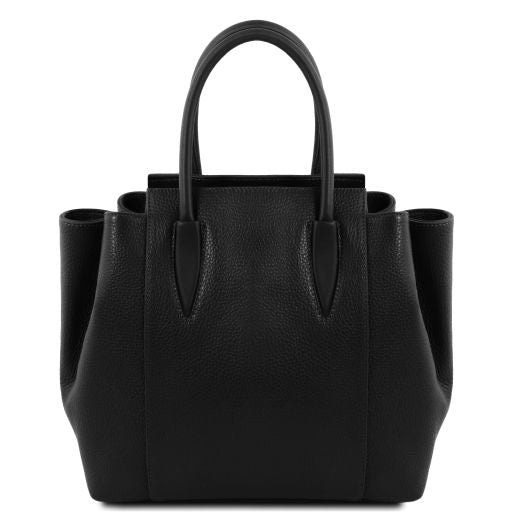 tulipan-leather-handbag-tl141727 - Musta - kuva 3