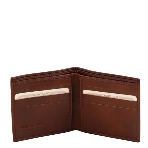 exclusive-2-fold-leather-wallet-for-men-tl140797 - Ruskea - kuva 2