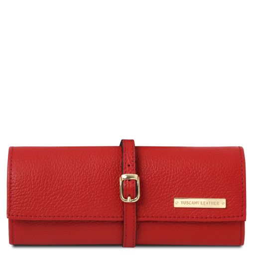 soft-leather-jewellery-case-tl142193 - Lipstick Red