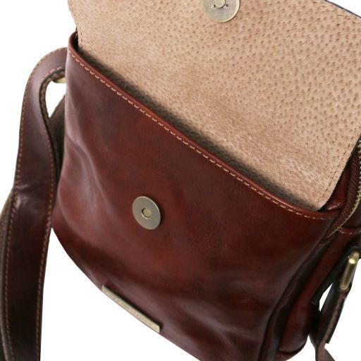 larry-leather-crossbody-bag-tl141915 - Ruskea - kuva 4