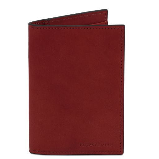 leather-passport-cover-tl142605 - Punainen