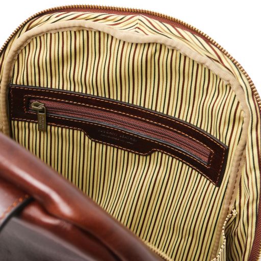 perth-2-compartments-leather-backpack-tl142049 - Ruskea - kuva 4