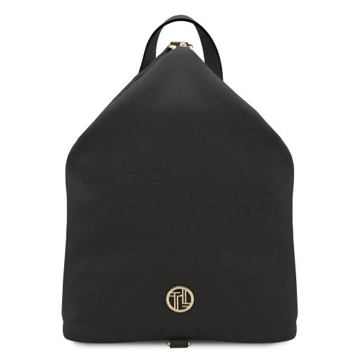 dublin-soft-leather-backpack-tl142501 - Musta