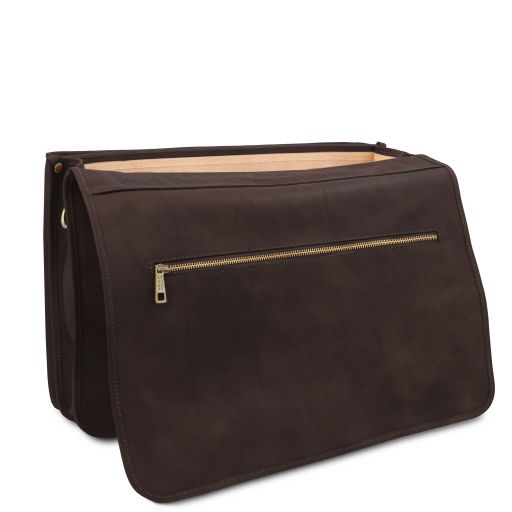ancona-leather-messenger-bag-tl142073 - Tummanruskea - kuva 5