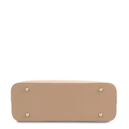 olimpia-leather-tote-small-size-tl141521 - Light Taupe - kuva 3