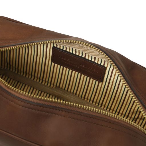 harvey-leather-toiletry-bag-tl142626 - Tummanruskea - kuva 5