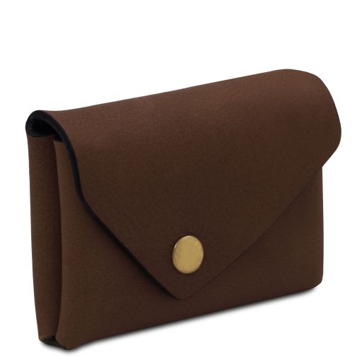 leather-coin-purse-tl142572 - Tummanruskea - kuva 2