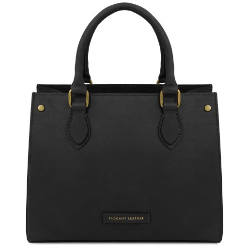 dama-leather-handbag-tl142564 - Musta
