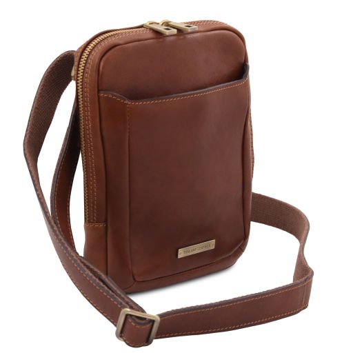 mark-leather-crossbody-bag-tl142428 - Ruskea - kuva 2