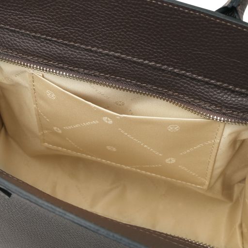 origami-leather-tote-tl142507 - Chocolate - kuva 8