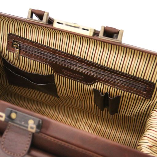 leonardo-exclusive-leather-doctor-bag-tl142342 - Tummanruskea - kuva 6