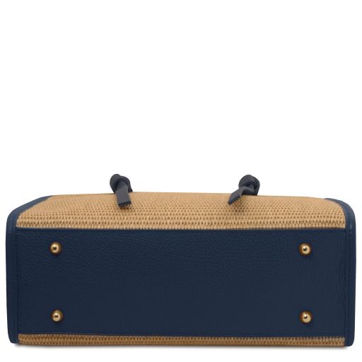 frame-raffia-shoulder-bag-tl142566 - Sininen - kuva 4