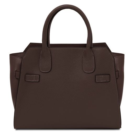 origami-leather-tote-tl142507 - Chocolate - kuva 3