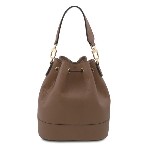 tl-bag-leather-bucket-bag-tl142146 - Dark Taupe - kuva 3