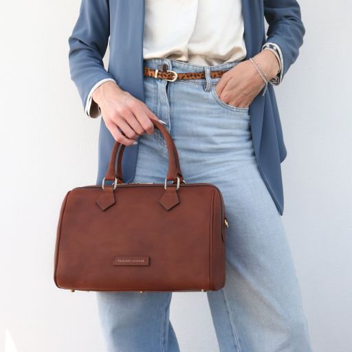 barrique-leather-duffle-bag-tl142573 - Punainen - kuva 7