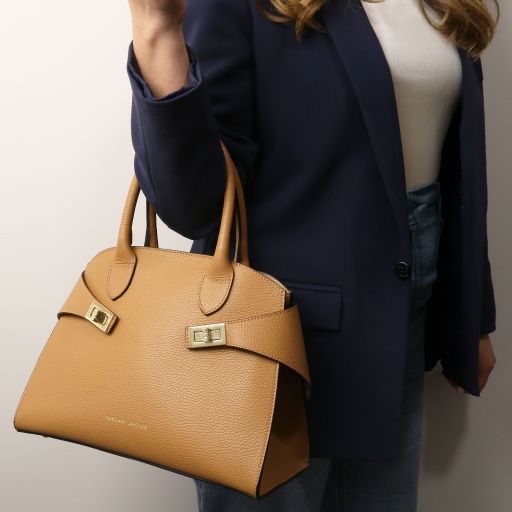coccola-leather-handbag-tl142421 - Lipstick Red - kuva 7