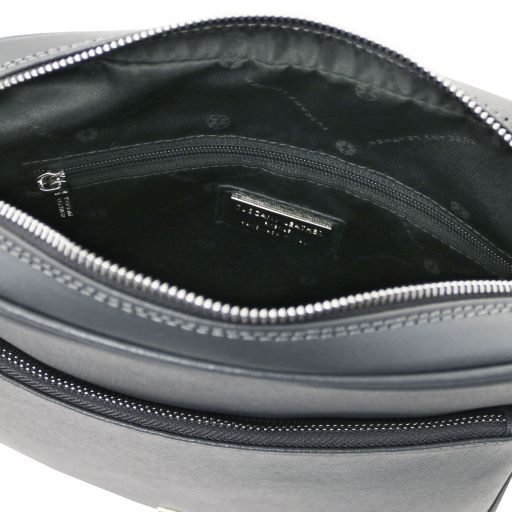 luke-saffiano-leather-crossbody-bag-for-men-tl142550 - Harmaa - kuva 4