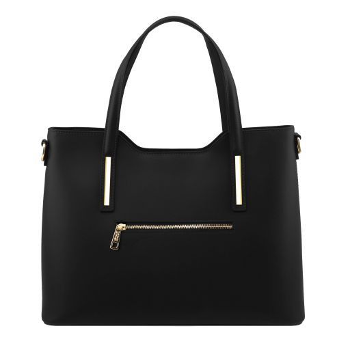 olimpia-leather-tote-tl141412 - Musta - kuva 3