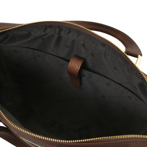 ferrara-leather-laptop-briefcase-tl142620 - Tummanruskea - kuva 5