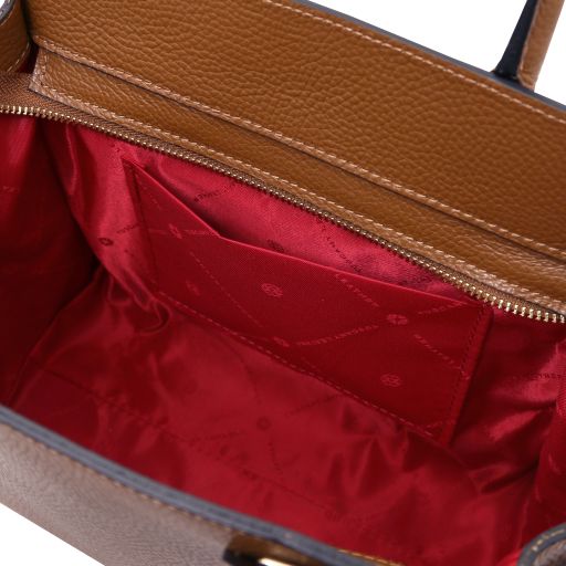 origami-leather-tote-tl142507 - Konjakki - kuva 8