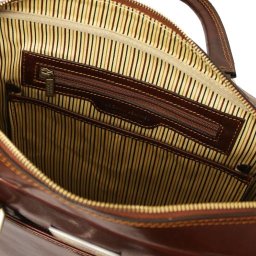 urbino-leather-laptop-briefcase-with-front-pocket-tl141241 - Tummansininen - kuva 7