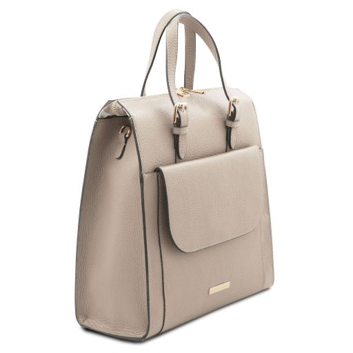 tl-bag-leather-backpack-for-women-tl142211 - Light Taupe - kuva 2