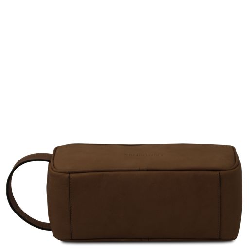 harvey-leather-toiletry-bag-tl142626 - Tummanruskea - kuva 4