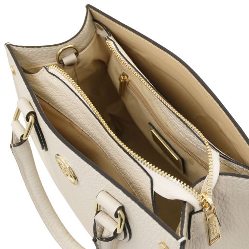 dama-leather-handbag-tl142565 - Beige - kuva 5