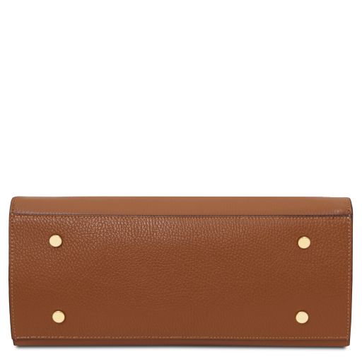 origami-leather-tote-tl142507 - Konjakki - kuva 4