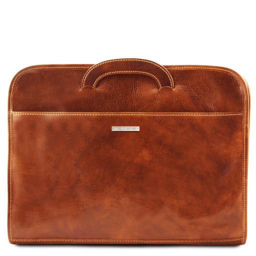 sorrento-document-leather-briefcase-tl141022 - Hunaja - kuva 2
