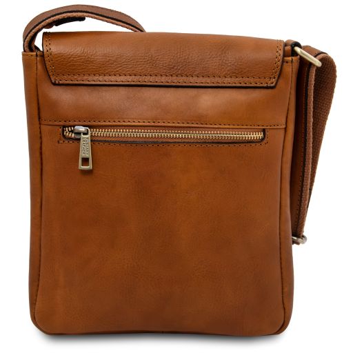 jimmy-leather-crossbody-bag-for-men-with-front-pocket-tl141407 - Luonnonväri - kuva 3