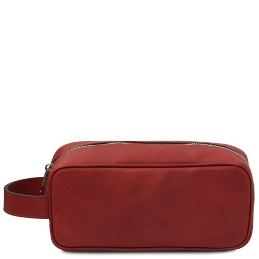 harvey-leather-toiletry-bag-tl142626 - Punainen