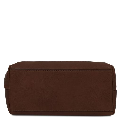 smarty-leather-toiletry-bag-large-size-tl141219 - Tummanruskea - kuva 4