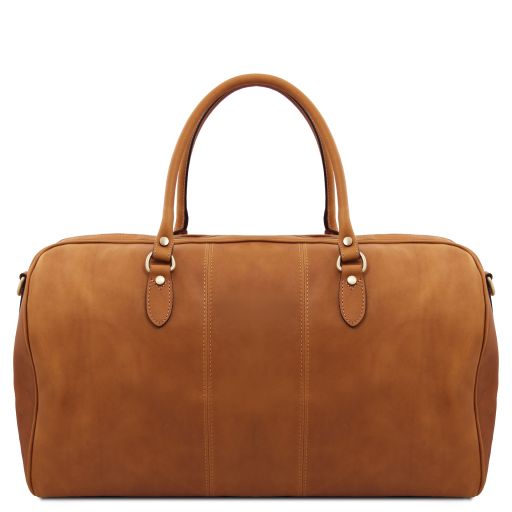 lisbona-travel-leather-duffle-bag-large-size-tl142557 - Luonnonväri - kuva 3