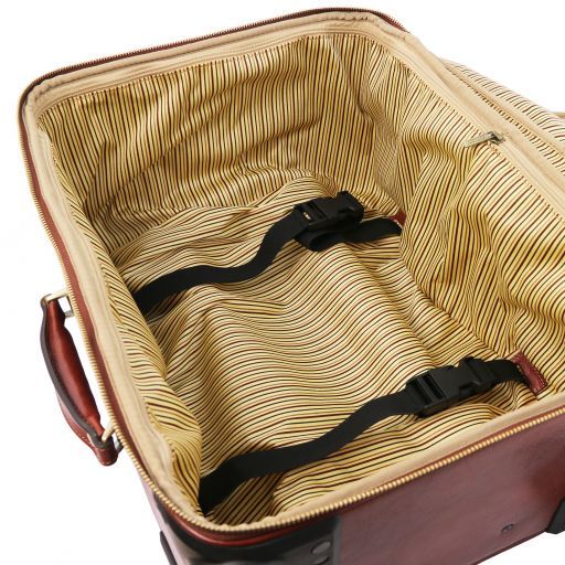 tl-voyager-4-wheels-vertical-leather-trolley-tl141911 - Ruskea - kuva 8