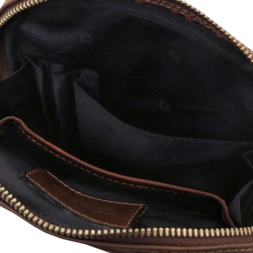 mark-leather-crossbody-bag-tl142428 - Tummanruskea - kuva 6