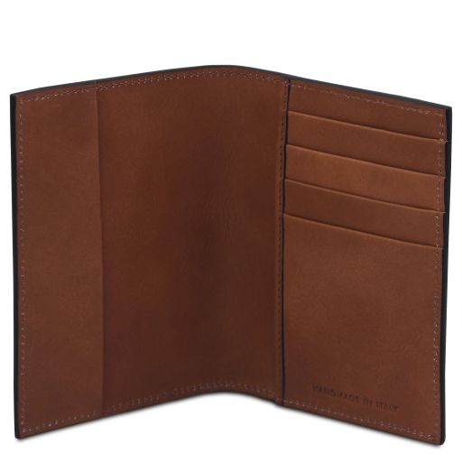 leather-passport-cover-tl142605 - Ruskea - kuva 2