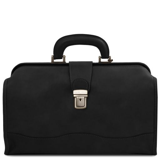 raffaello-doctor-leather-bag-tl142332 - Musta