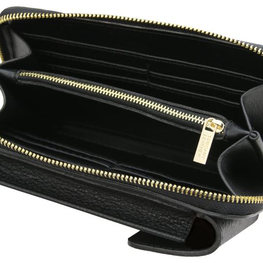 tl-bag-leather-wallet-phone-holder-with-strap-tl142323 - Musta - kuva 4