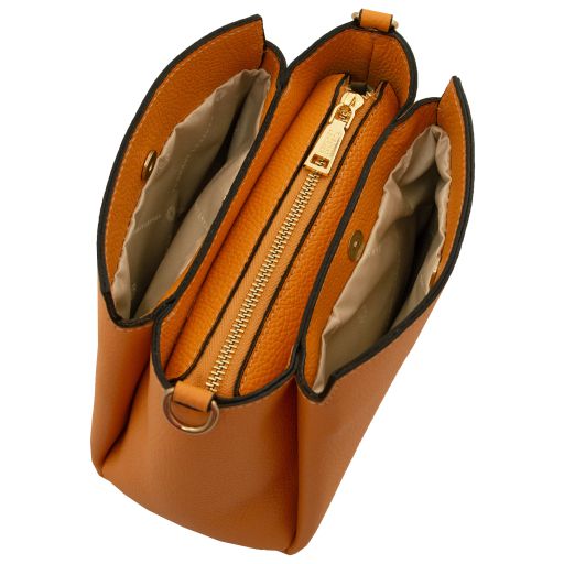 abby-leather-handbag-tl142500 - Aprikoosi - kuva 4