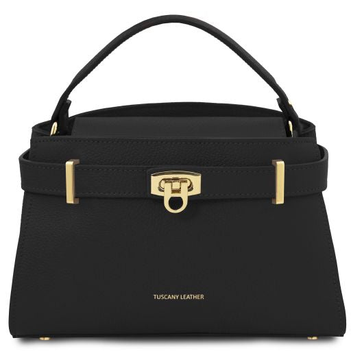maisy-leather-tote-tl142455 - Musta