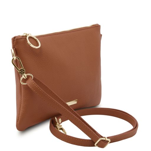 tl-bag-soft-leather-clutch-tl142029 - Konjakki - kuva 2