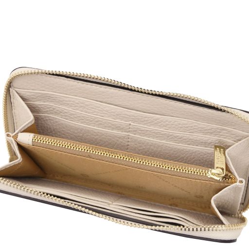 financier-exclusive-zip-around-leather-wallet-tl142485 - Beige - kuva 5