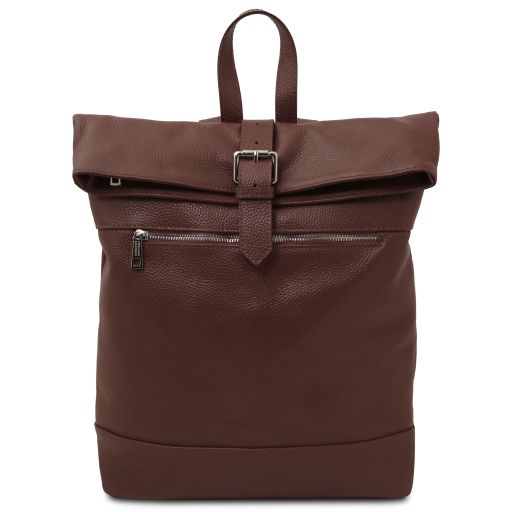 london-soft-leather-backpack-tl142502 - Coffee