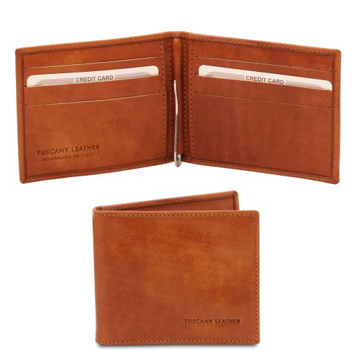exclusive-leather-card-holder-with-money-clip-tl142055 - Hunaja