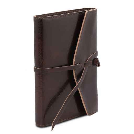 leather-journal-notebook-tl142027 - Tummanruskea - kuva 2