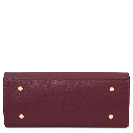 origami-leather-tote-tl142507 - Viininpunainen - kuva 4