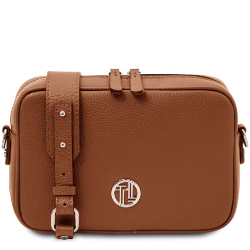 cubetto-leather-shoulder-bag-tl142499 - Konjakki