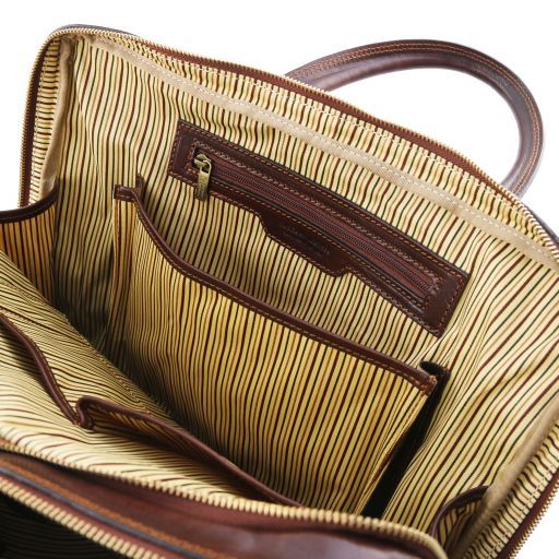 urbino-leather-laptop-briefcase-2-compartments-with-front-pocket-tl141894 - Ruskea - kuva 10